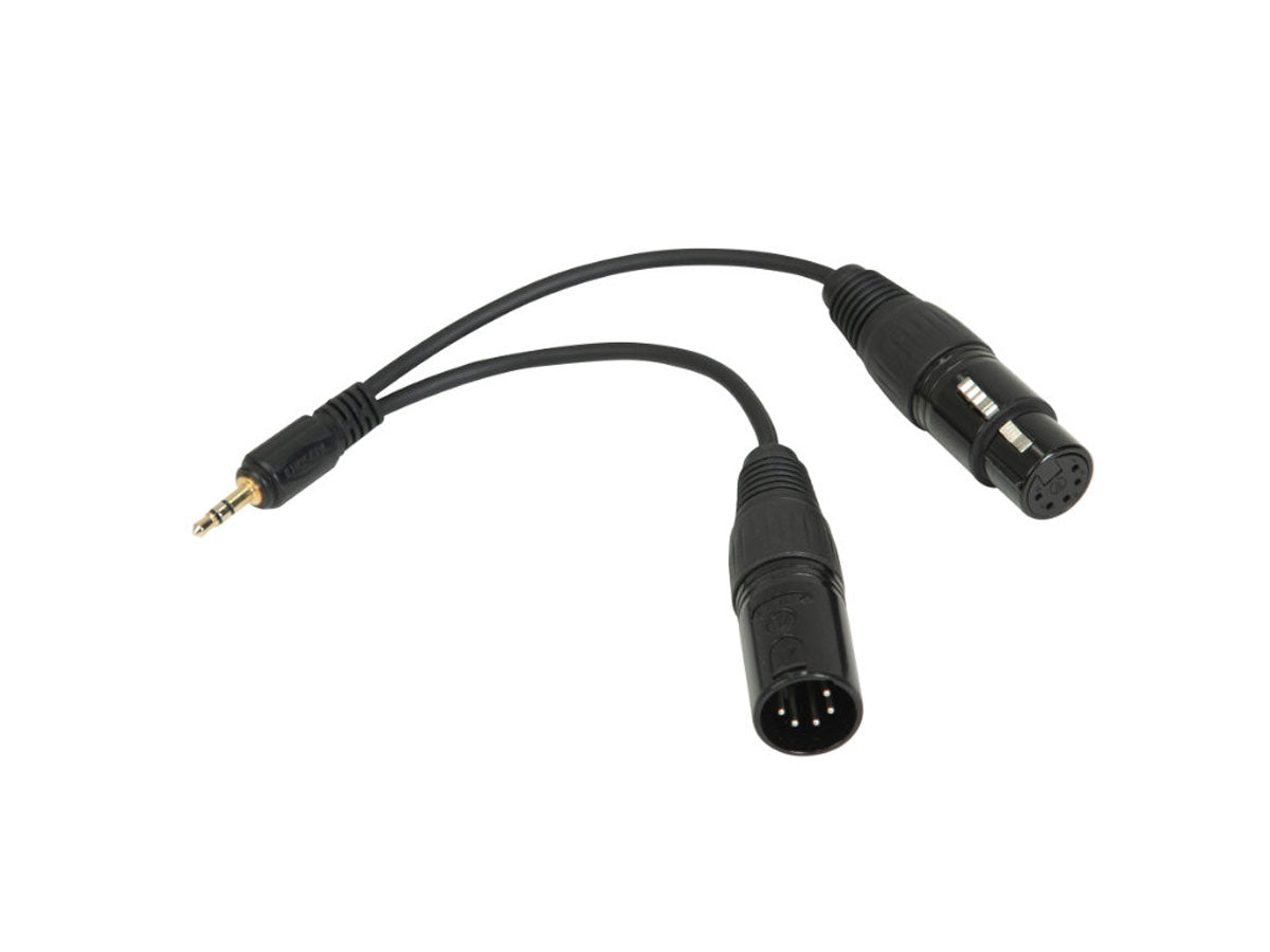 Nanlite DMX Adapter Cable with Locking 3.5mm Connector