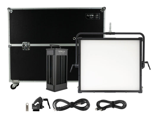 Nanlux DYNO 1200C RGBWW Soft Panel Light with Flight Case