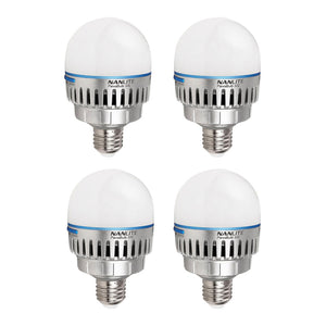 Nanlite PavoBulb 10C RGBWW LED Bulb 4 Kit