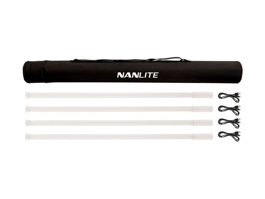Nanlite PavoTube T8-7X RGBWW LED Pixel Tube 4 Kit