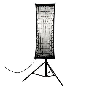 Nanlite Asymmetrical Stripbank Softbox with Bowens Mount (18x43in)
