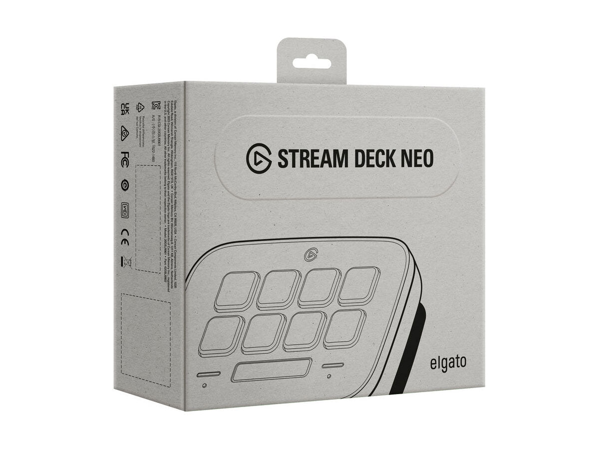Elgato Stream Deck Neo (White) USB Productivity Controller