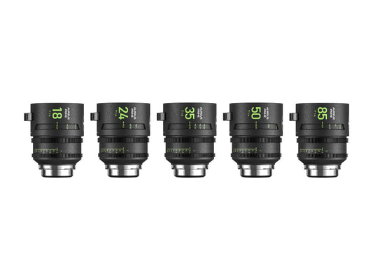 NiSi Aureus Prime 5 Lens Set (18/24/35/50/85mm) - PL Mount