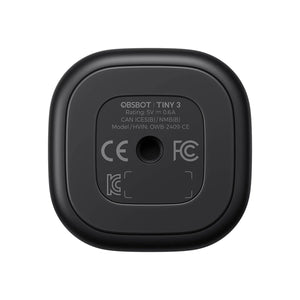 OBSBOT Tiny 3 AI-Powered 4K PTZ Webcam with AI-Powered Tracking