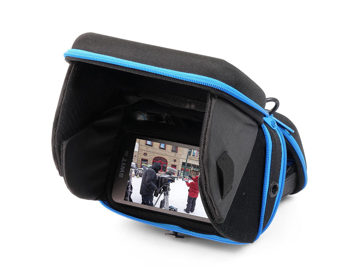Orca OR-140 Hard Shell Monitor Case with Integrated Hood For 5" LCD Monitors