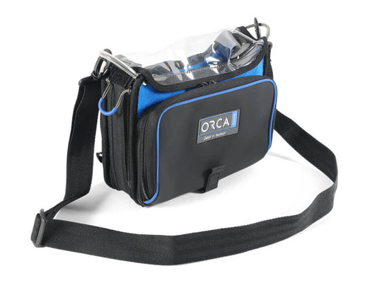 Orca OR-272 Low Profile Audio Mixer Bag for Zoom F4/F8N, Zaxcom Nova, Sound Devices MixPre-10