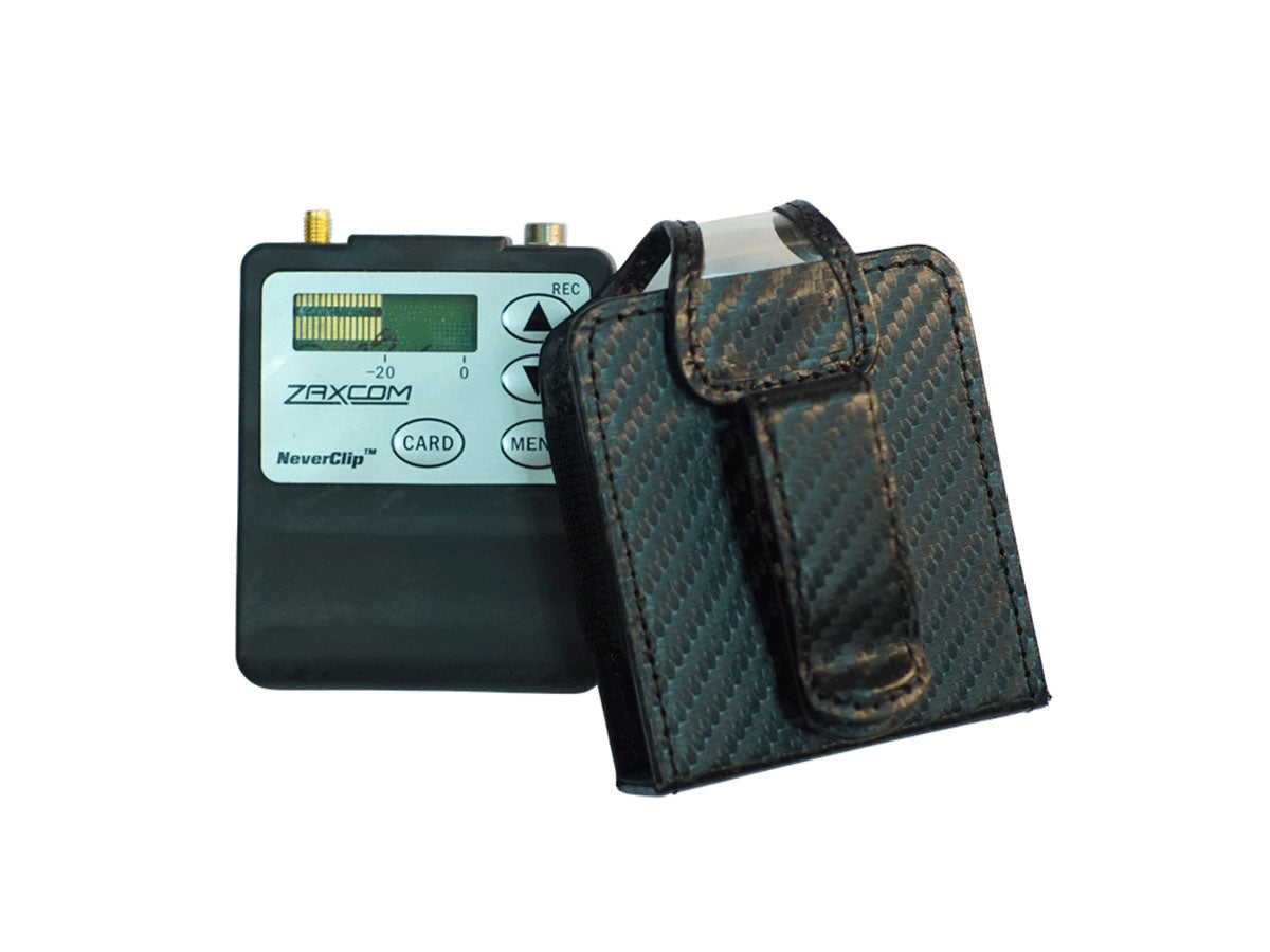 Orca Pouch with Belt Clip & Transparent Front for Zaxcom TRX-LA Series Transmitter