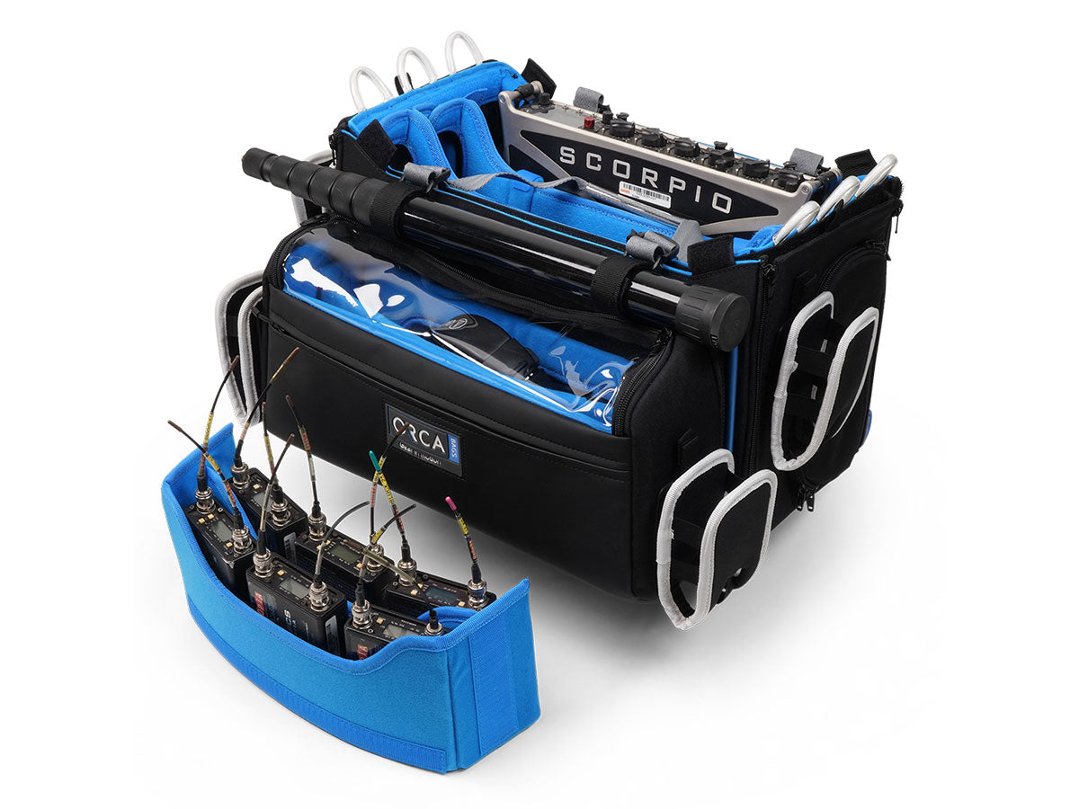 Orca OR-334 Audio Mixer Bag for Sound Devices Scorpio, Zaxcom Deva 24