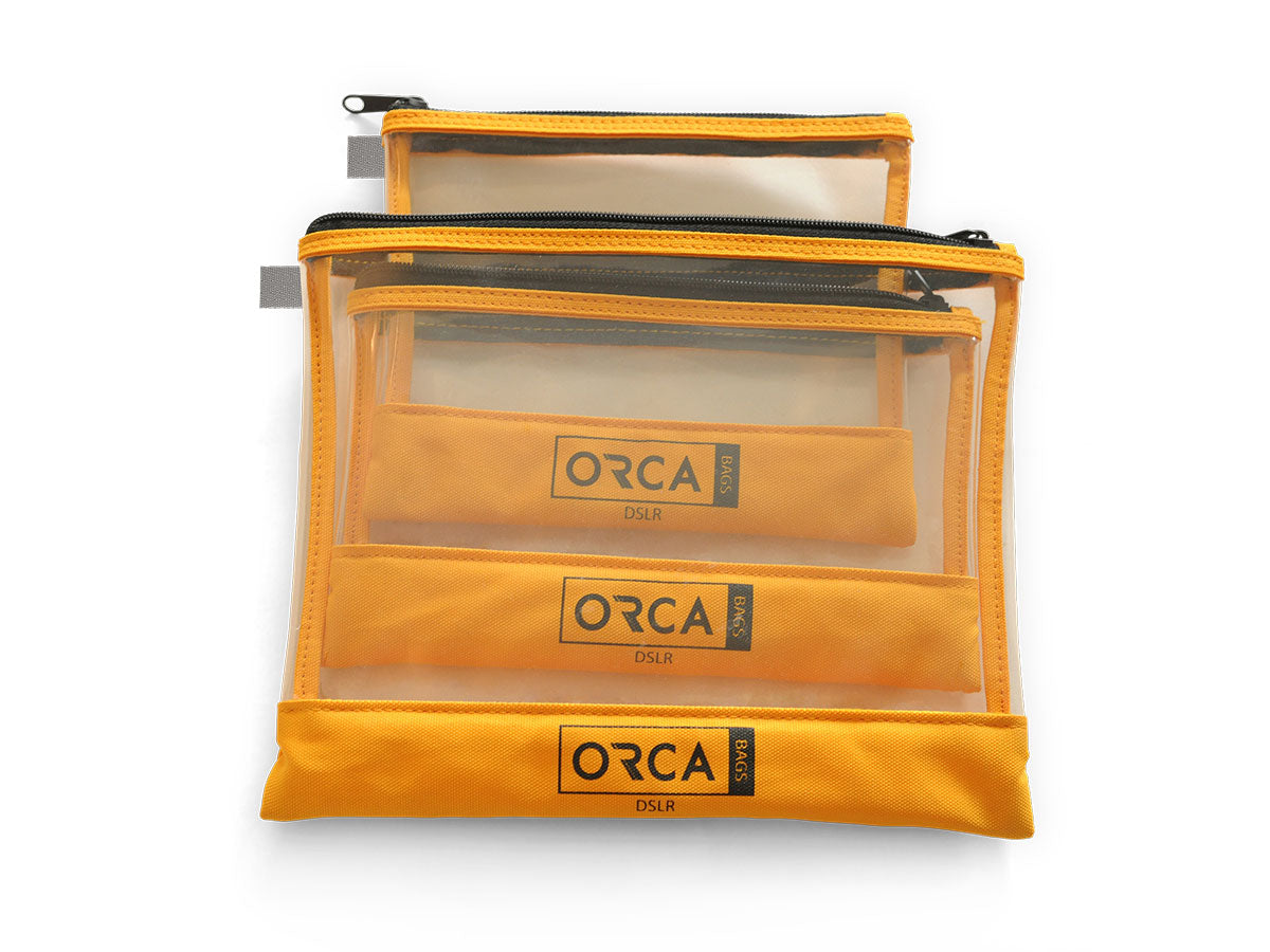 Orca OR-599 Transparent Accessories Pouch set