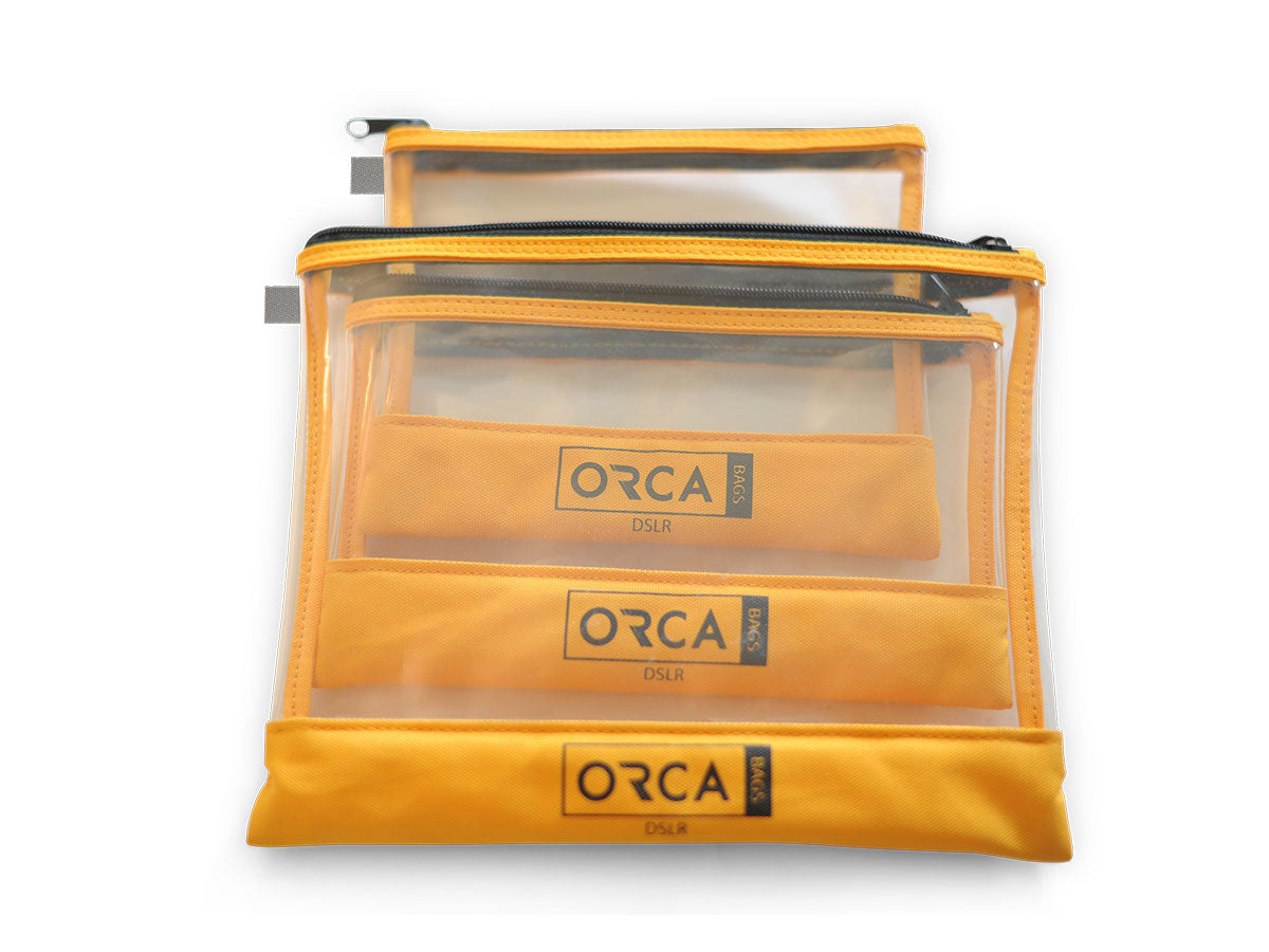 Orca OR-599 Transparent Accessories Pouch set