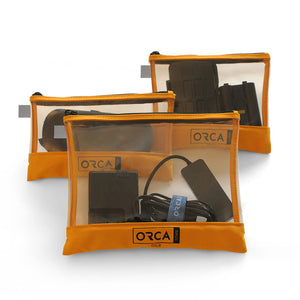 Orca OR-599 Transparent Accessories Pouch set