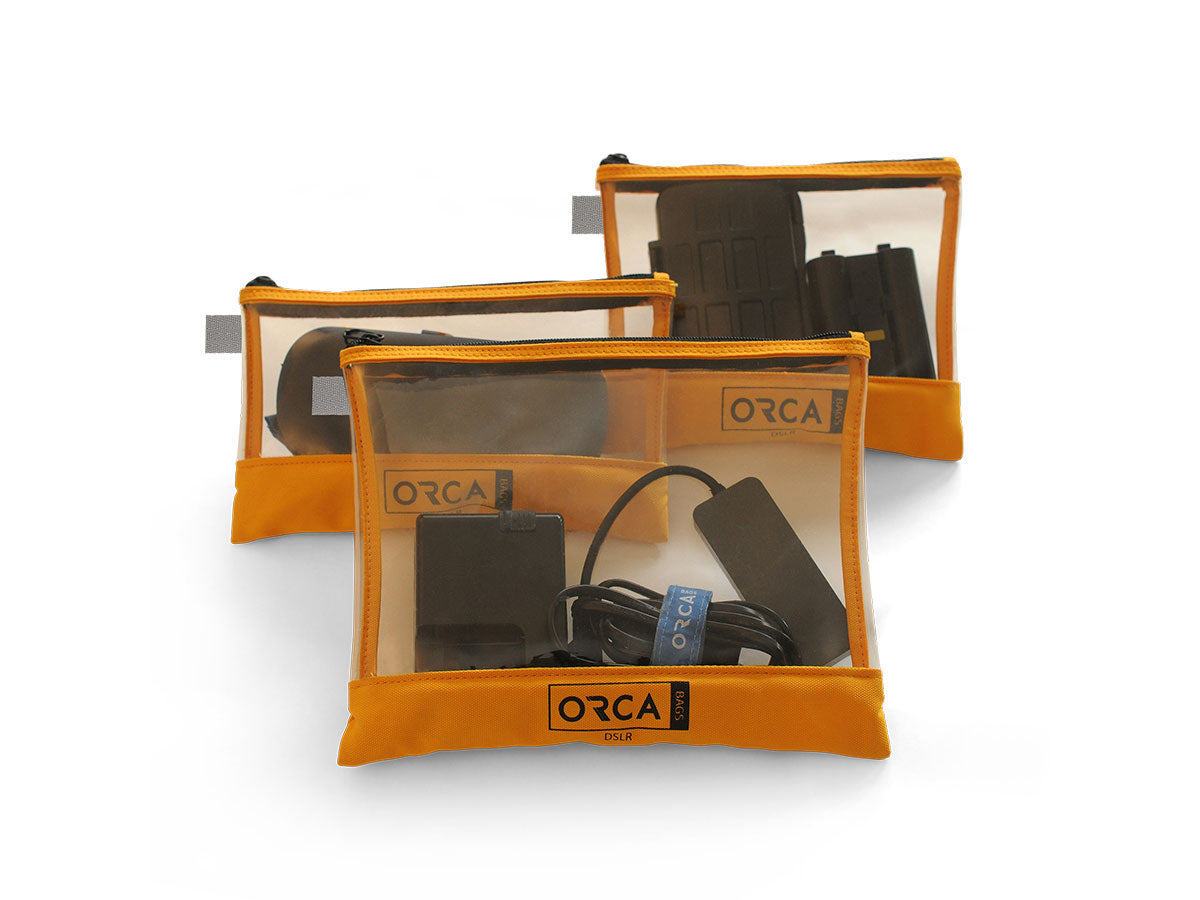 Orca OR-599 Transparent Accessories Pouch set