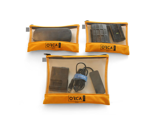 Orca OR-599 Transparent Accessories Pouch set