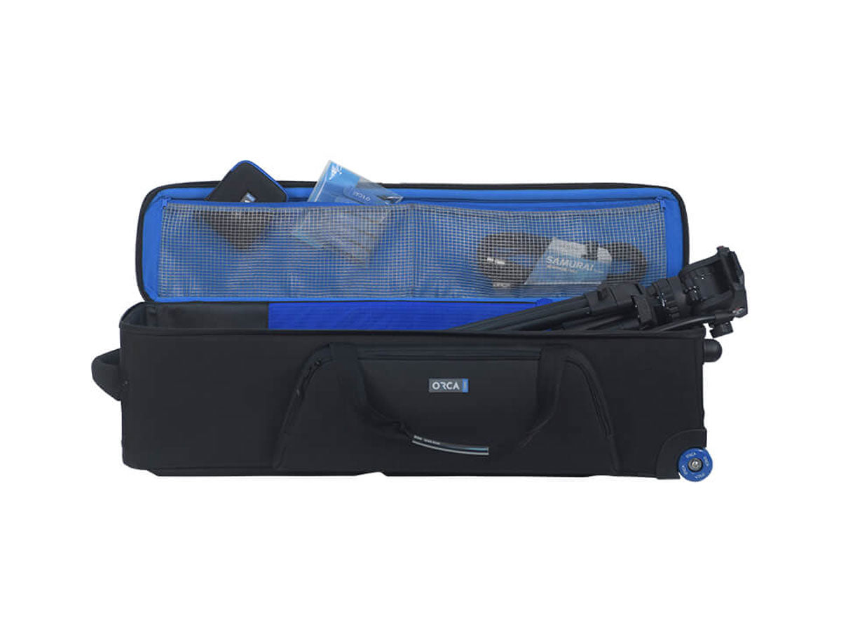 Orca OR- 74 Wheeled Tripod Bag (Medium, Black)