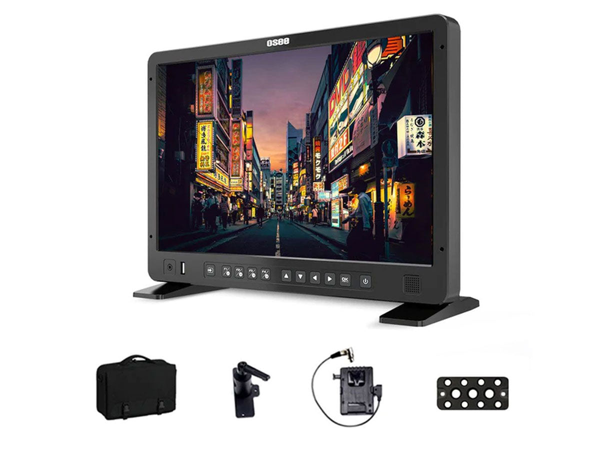 Osee Megamon 15 15.4inch 10bit 1000nits HDR Field Studio Production Monitor (V-Mount Kit)
