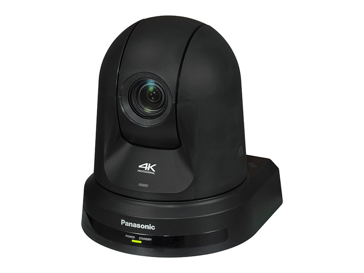 Panasonic AW-UE40 4K PTZ Camera with IT Certifications supporting NDI|HX version 2 and SRT - Black