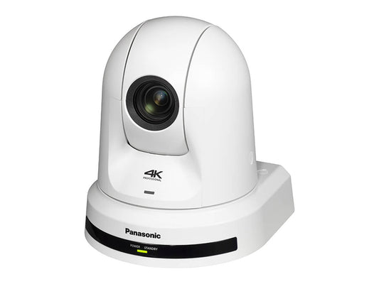 Panasonic AW-UE40 4K PTZ Camera with IT Certifications supporting NDI|HX version 2 and SRT - White