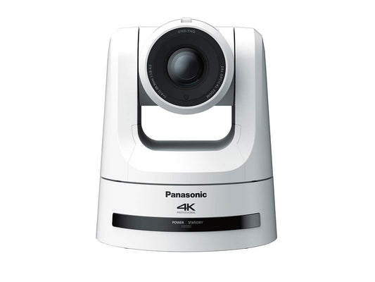 Panasonic AW-UE100W 4K 60p/50p PTZ camera supporting NDI and SRT (White)"
