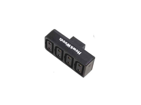 Hawk-Woods PC-40 (PC40) Power-Con (Male) to Power-Con 4-way (Female)