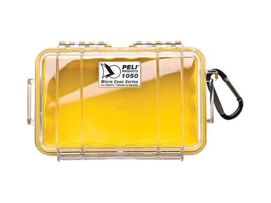 Peli 1050 Micro Case - Clear/Yellow