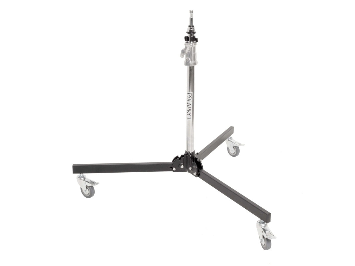 PIXAPRO 83cm-125cm Wheeled Folded Tube Stand
