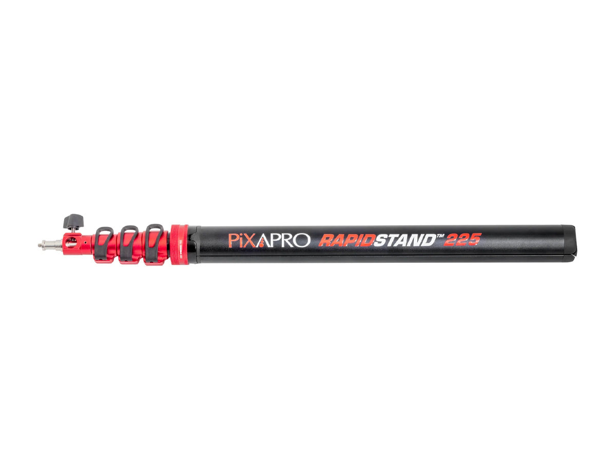 PixaPro RapidStand 225cm Portable Lighting Stand with Self-Deploying Legs
