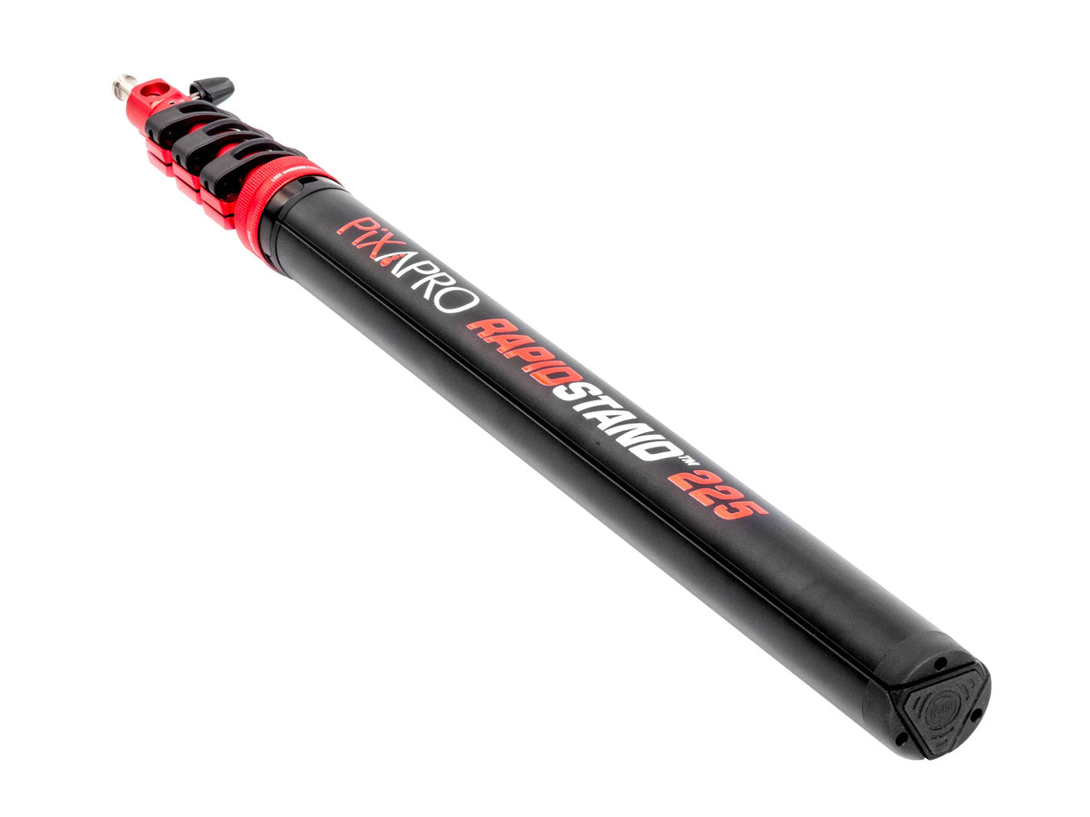 PixaPro RapidStand 225cm Portable Lighting Stand with Self-Deploying Legs