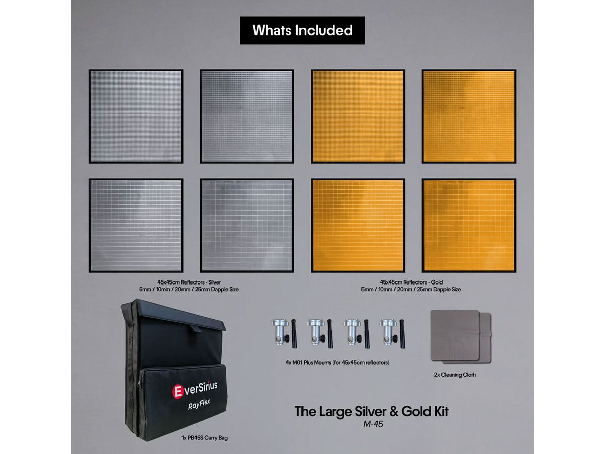 RayFlex - The Large Silver & Gold Kit /M-45