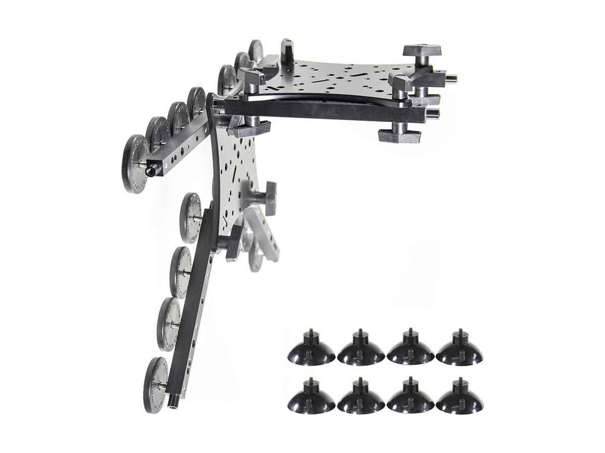 RigWheels RigMount XL Camera Mounting Platform with Sidecar and Hostess Tray