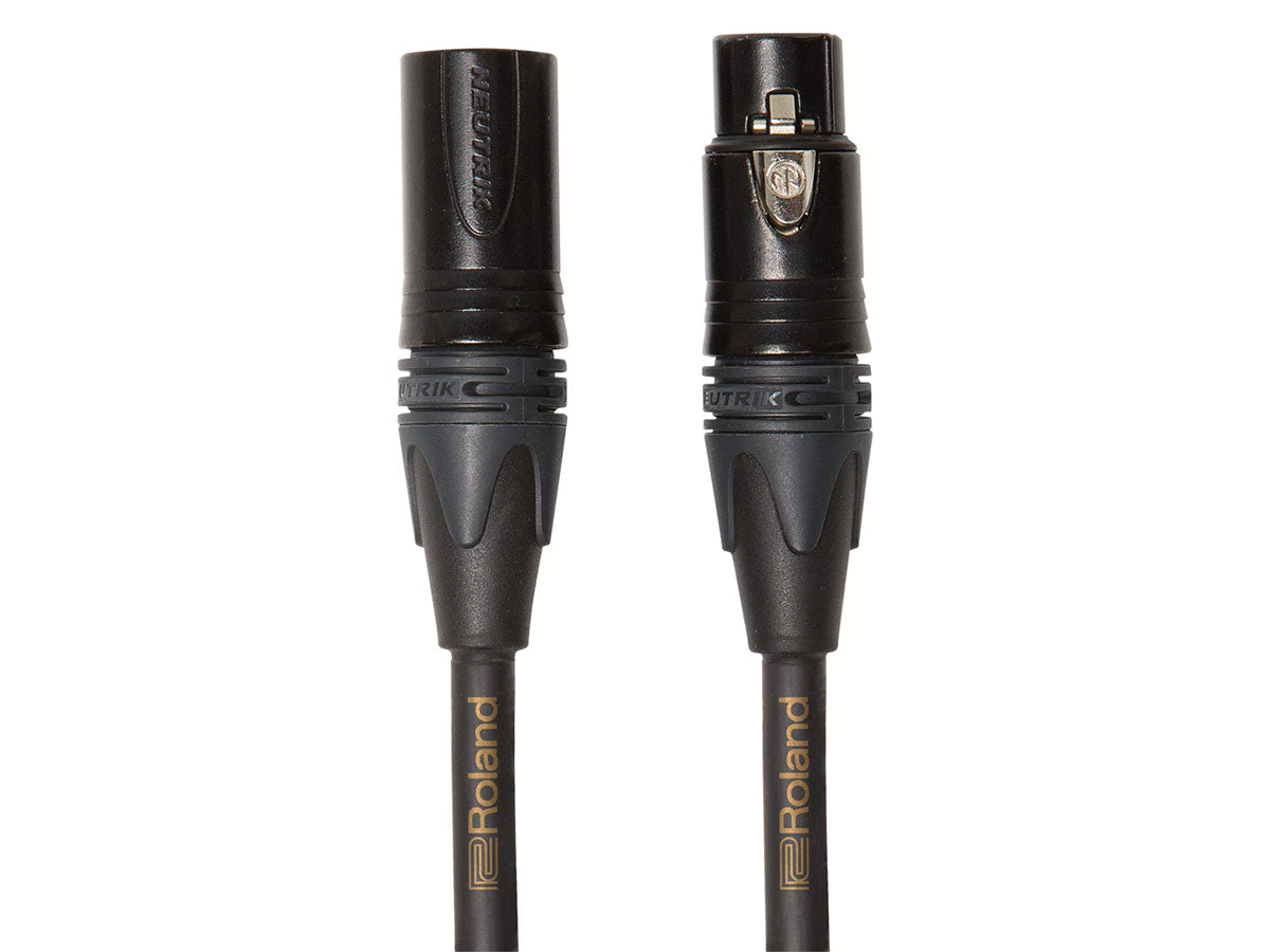Roland Gold Series Microphone Cable - 1m / 3ft