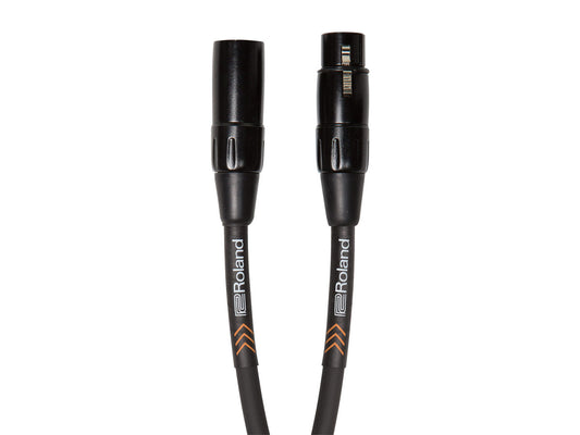 Roland Black Series Microphone Cable - 7.5m / 25ft