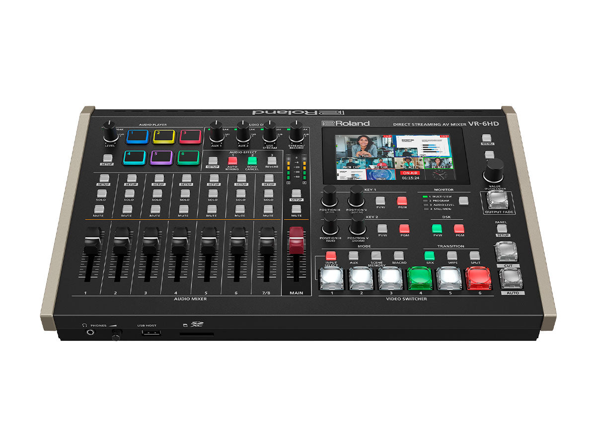 Roland VR-6HD Direct Streaming A/V Mixer