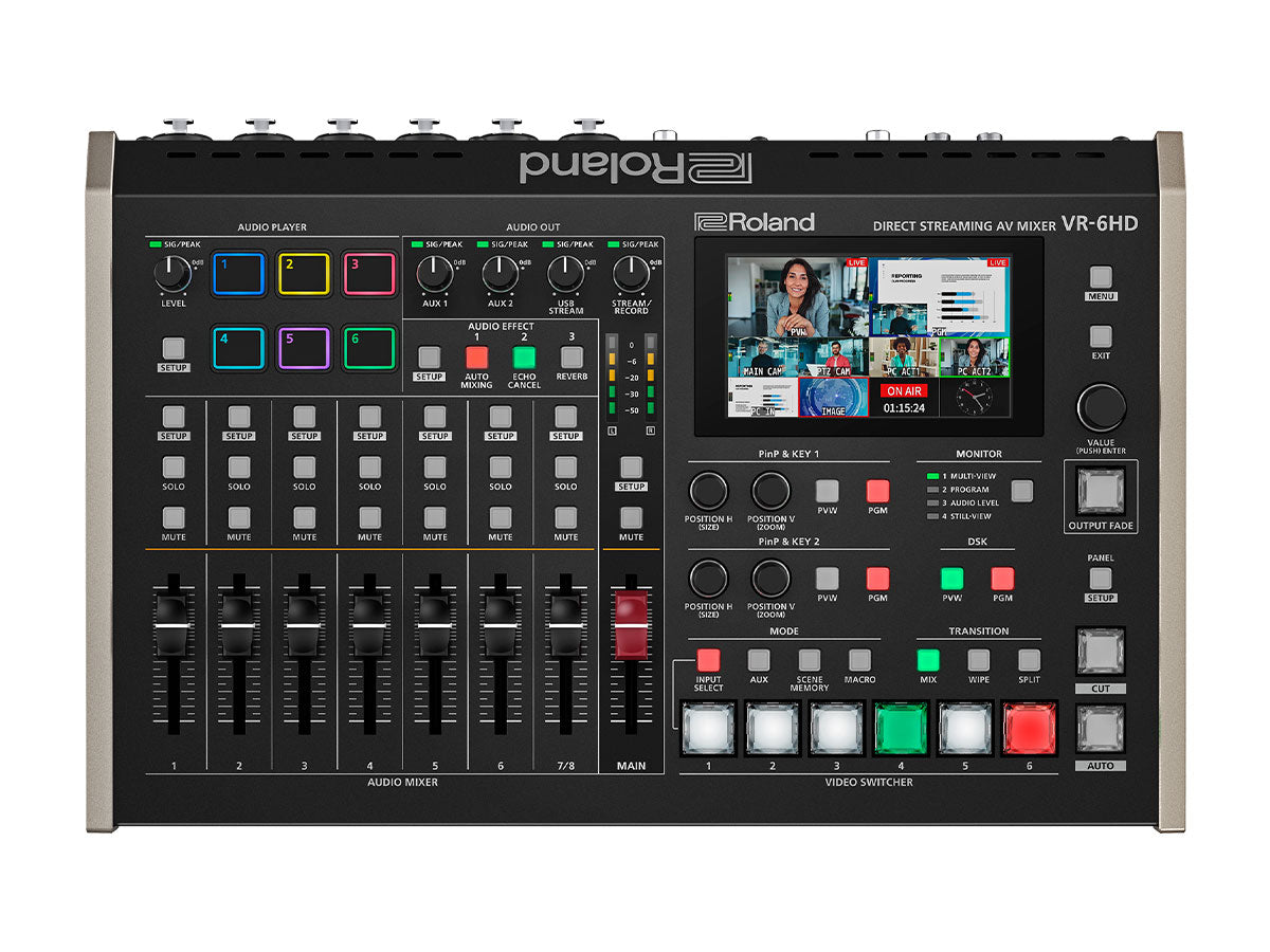 Roland VR-6HD Direct Streaming A/V Mixer