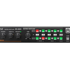 Roland 4-in x 2-out AV Matrix Switcher