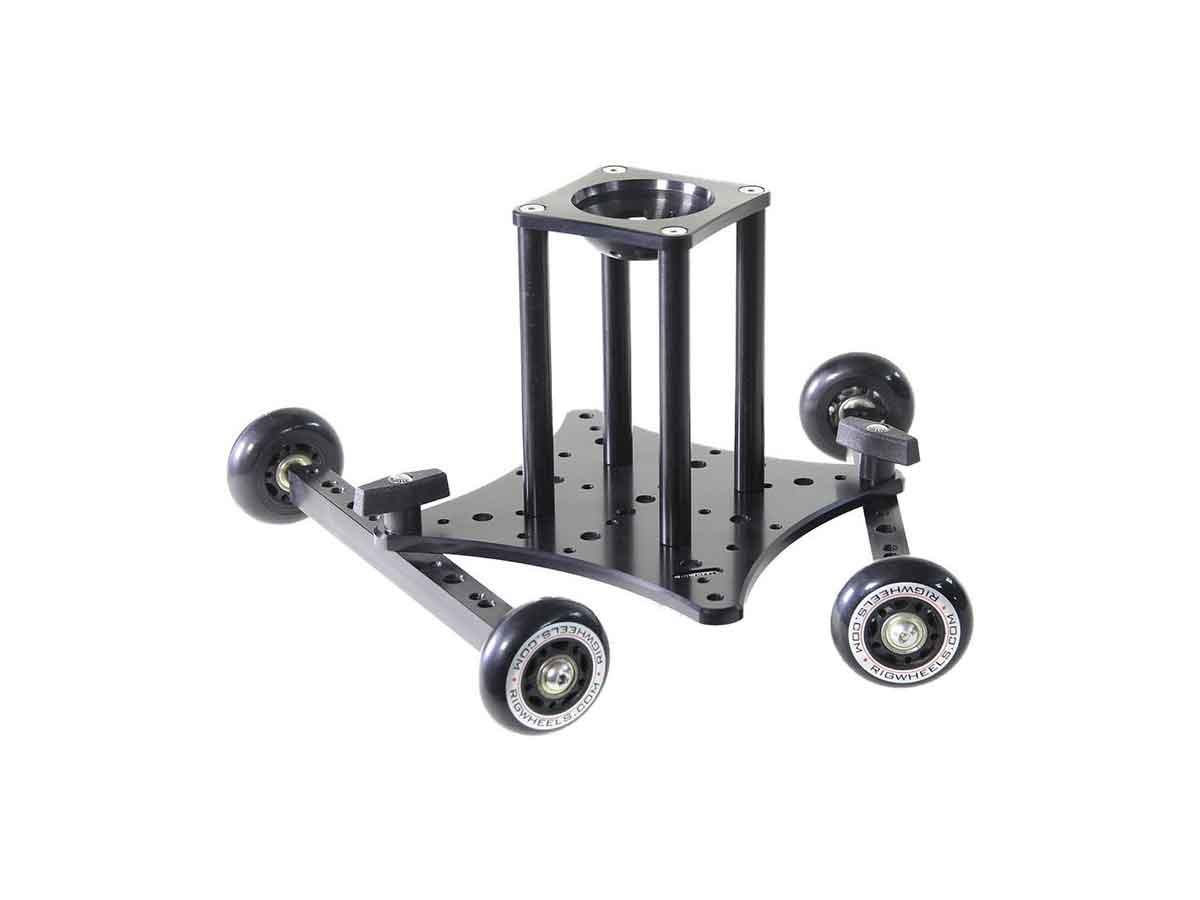 RigWheels RigSkate 2 Tabletop/Skater Dolly with 6" Riser and 75mm Bowl Adapter
