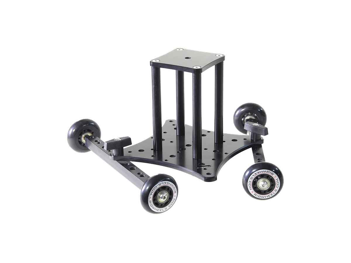 RigWheels RigSkate 2 Tabletop/Skater Dolly with 6" Riser and Flat Base Adapter