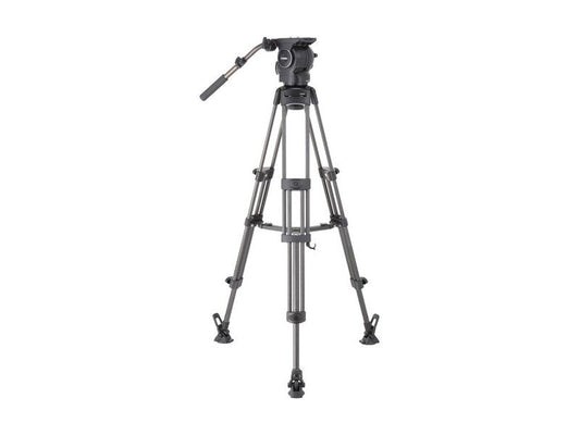Libec RSP-750MC Professional Carbon Piping Tripod System with Mid-level Spreader for ENG Setups