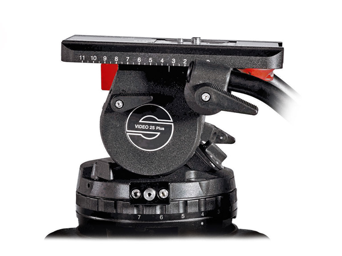 Sachtler VIDEO 25 PLUS FB Fluid Head - Flat Base
