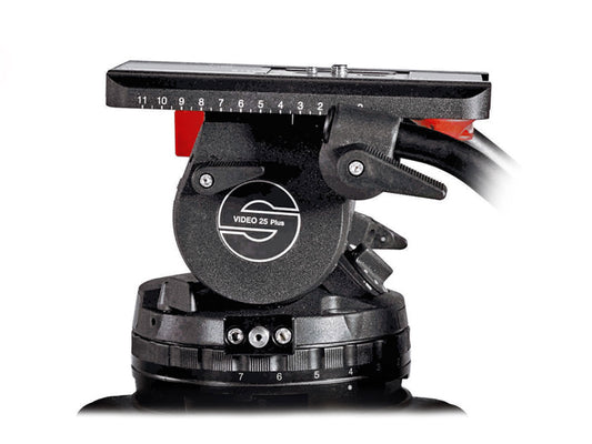 Sachtler VIDEO 25 PLUS FB Fluid Head - Flat Base