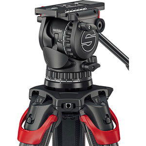 Sachtler System aktiv10T & flowtech 100 with Ground Spreader