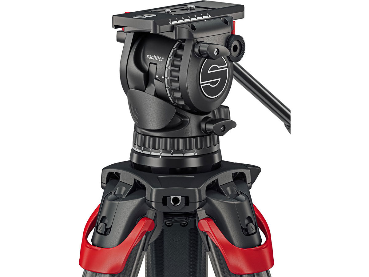 Sachtler System aktiv10T & flowtech 100 with Ground Spreader