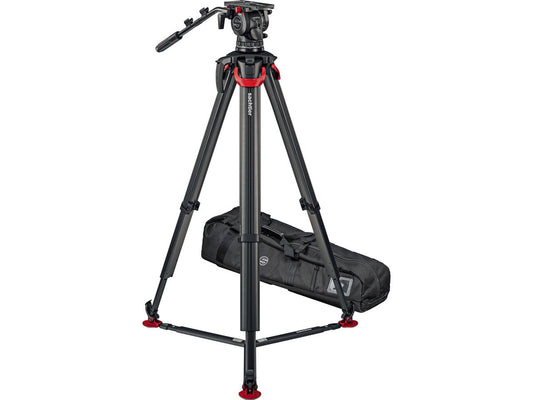 Sachtler System aktiv12T & flowtech 100 with Ground Spreader