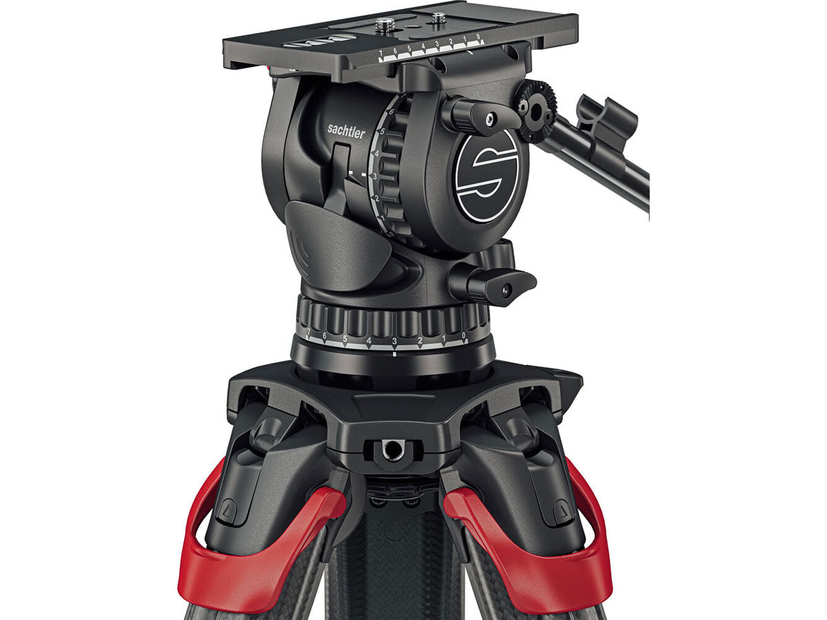 Sachtler System aktiv12T & flowtech 100 with Mid-Level Spreader