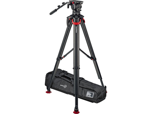 Sachtler System aktiv12T & flowtech 100 with Mid-Level Spreader