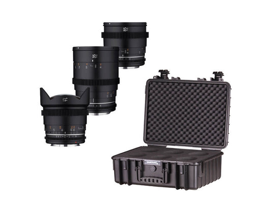 Samyang VDSLR MK2 3 Lens Kit - RF Mount