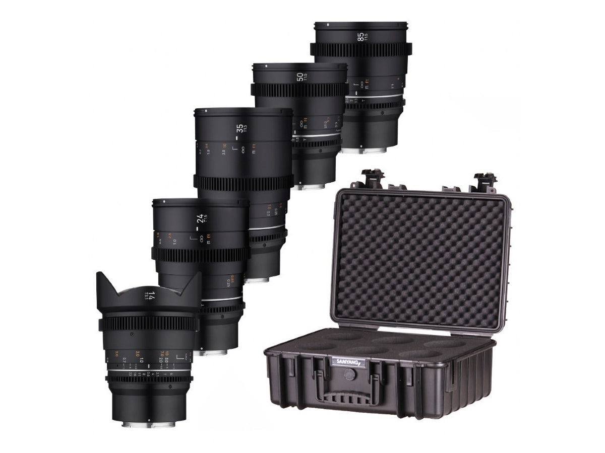 Samyang VDSLR MK2 5 Lens Kit - FE Mount