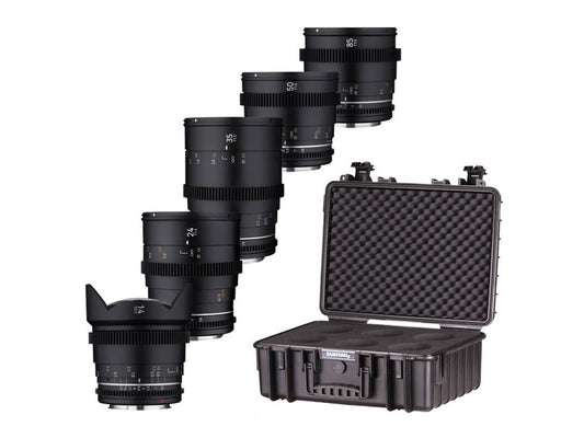 Samyang VDSLR MK2 5 Lens Kit - RF Mount