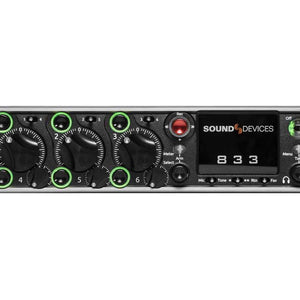 Sound Devices 833 Portable Compact Mixer-Recorder