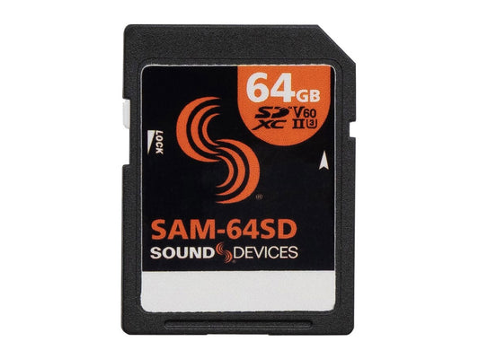 Sound Devices 64 GB SDXC card