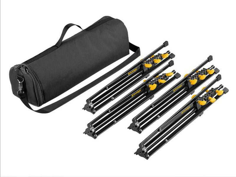 Dedolight SDST4 Four DST Stand Kit with Soft Bag